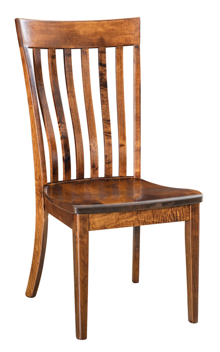 Quick Ship Amish Chandler Dining Chair Dining Chairs Contemporary Mission