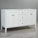 Amish Charleston Bathroom Vanity - Multiple Sizes 60" Wide (Shown) Bathroom Vanities: 60-69" Wide Contemporary