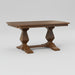 Amish Cheyenne Dining Set Double Pedestal Table & Chair Sets Farmhouse Traditional