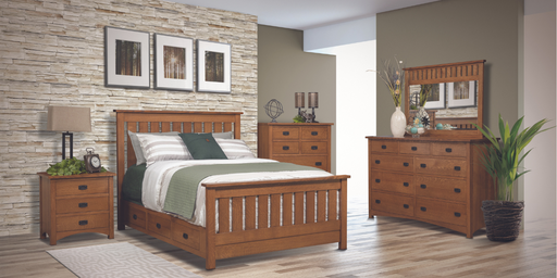 Amish Claremont Mission Bedroom Set 5-Piece Set Mission