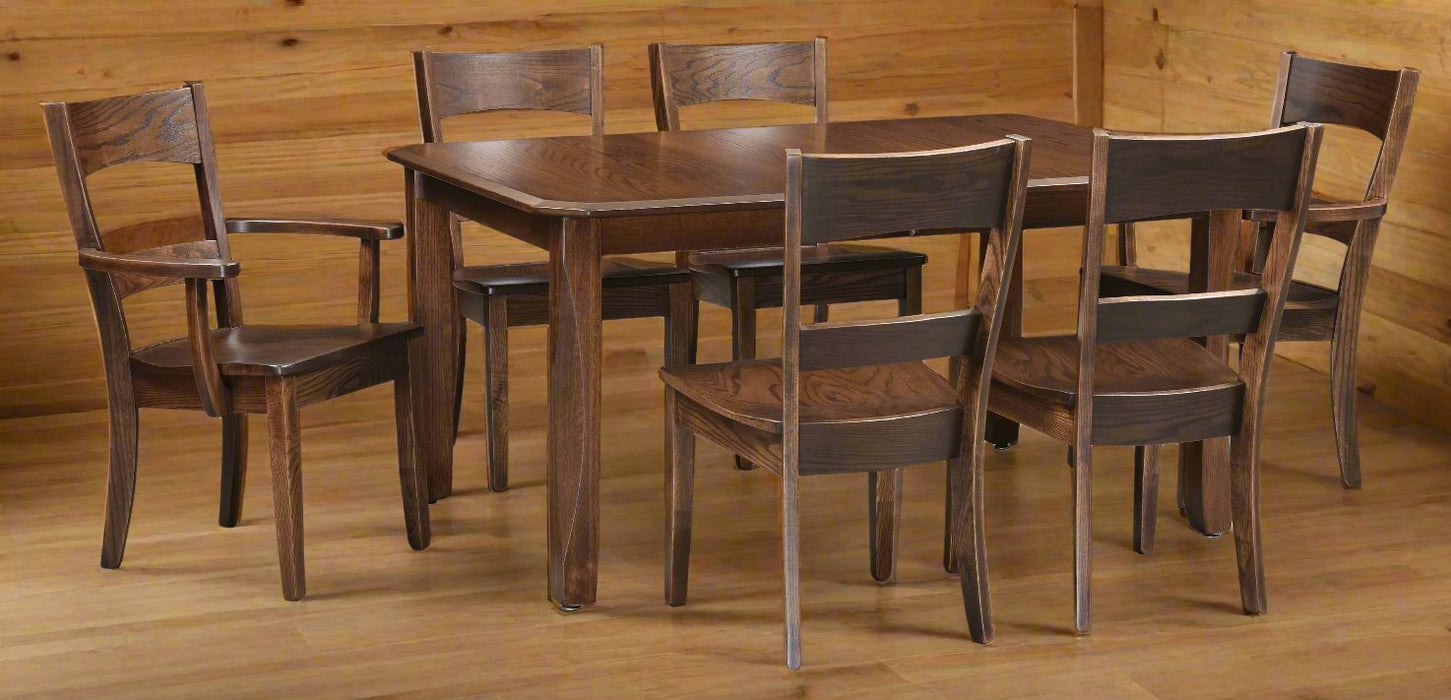 Amish Cody Dining Set Leg Table & Chair Sets Shaker Traditional