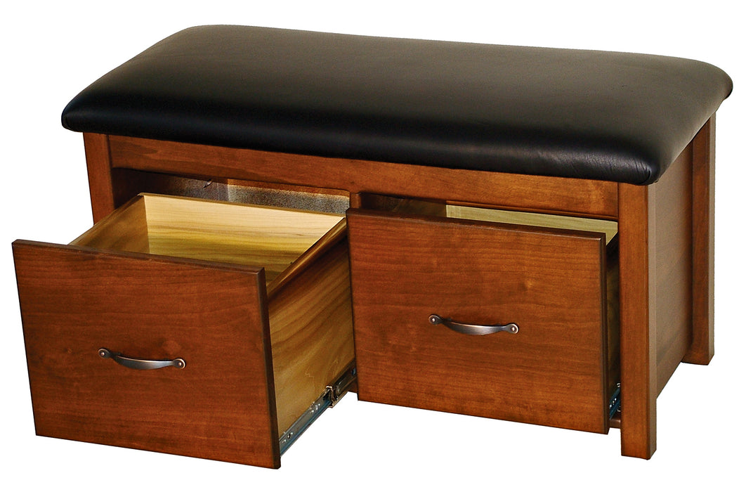 Amish Contemporary Storage Bench Storage Benches No Back Contemporary