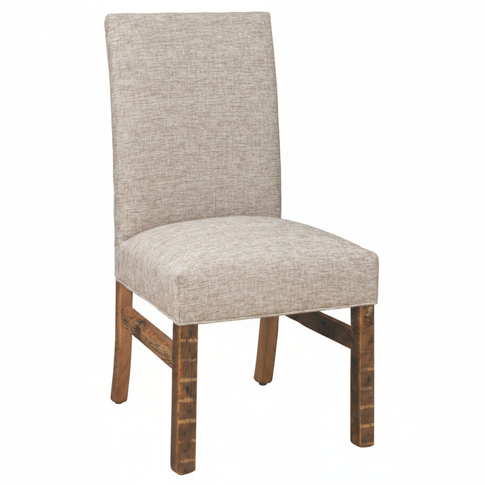 Country Hill Reclaimed Dining Chair Fabric Dining Chairs Farmhouse Heartland + Weaver Reclaimed Barnwood