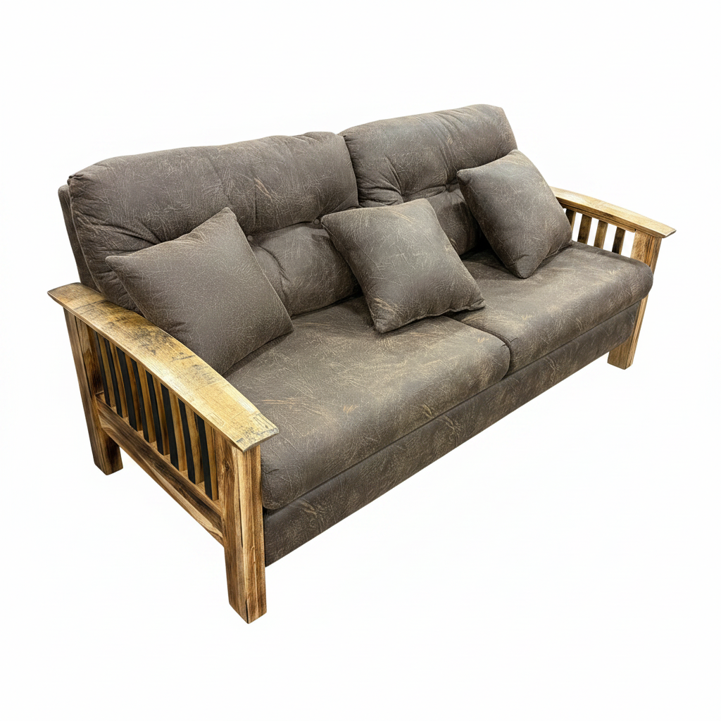 Amish Legacy Whiskey Barrel Sofa