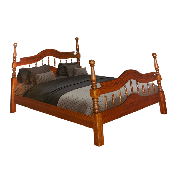 Amish Crown Spindle Bed Poster Beds Traditional