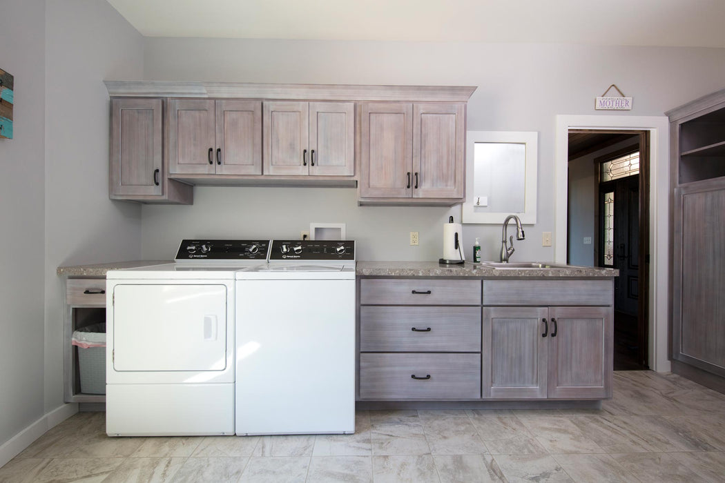 Sample Shaker Laundry Room Kitchen Storage