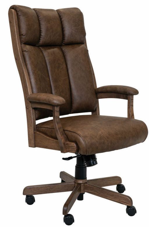 Clark Executive Office Chair Fabric/Leather Office Chairs Heartland Fabric Indoor Fabric