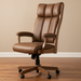 Clark Executive Office Chair Fabric/Leather Office Chairs Heartland Fabric Indoor Fabric