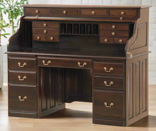 Amish Divinity Deluxe Rolltop Desk Rolltop Desks Traditional