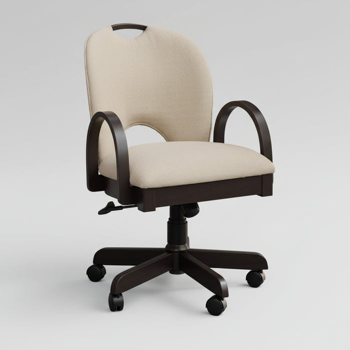 Amish Dove Upholstered  Dining Chair