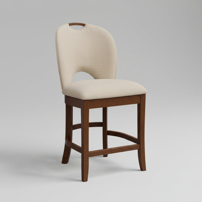Amish Dove Upholstered  Dining Chair