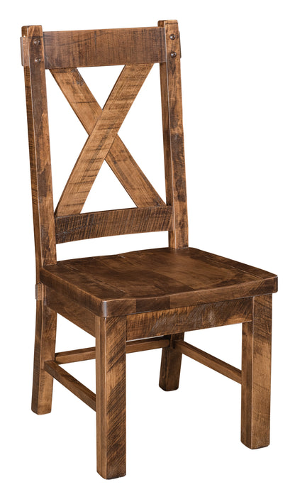 Quick Ship Amish Denver Dining Chair Dining Chairs Farmhouse Rough Sawn