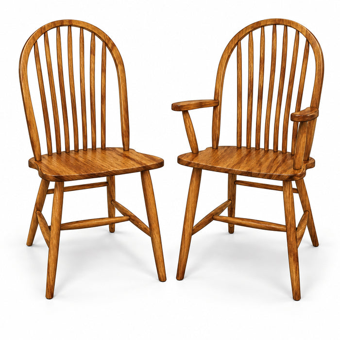 Amish Denver Dining Set Leg Table & Chair Sets Country Farmhouse Traditional