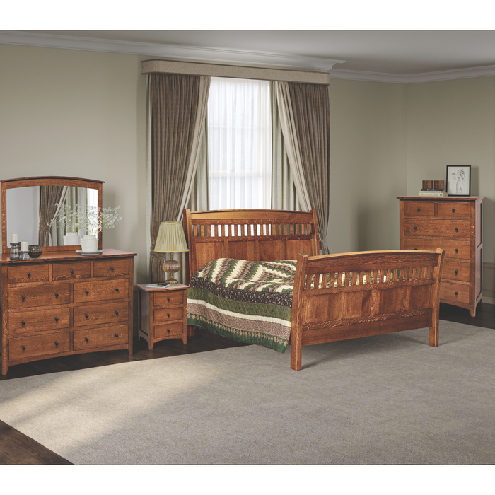 Amish Barrs Mill Rake Bed Sleigh Beds Mission