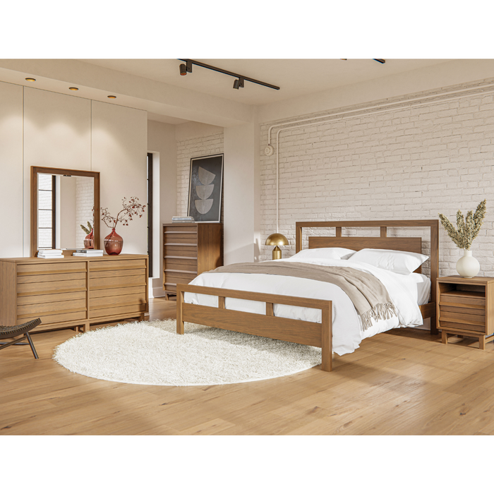 Amish Wyndham Hills Bedroom Set 5-Piece Set Mid-Century