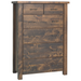 Amish Forest Ridge Chest of Drawers - Rough Sawn Chest of Drawers Mission Rough Sawn