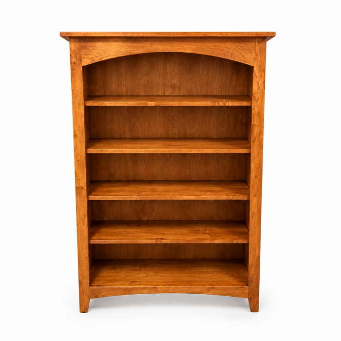 Amish Arched Solid Wood Bookcase (Multiple Sizes)