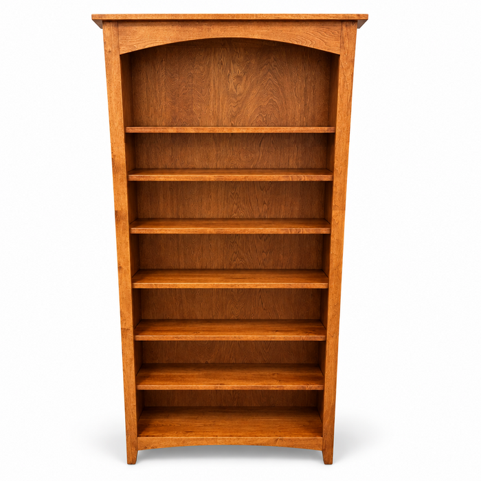 Amish Arched Solid Wood Bookcase (Multiple Sizes)