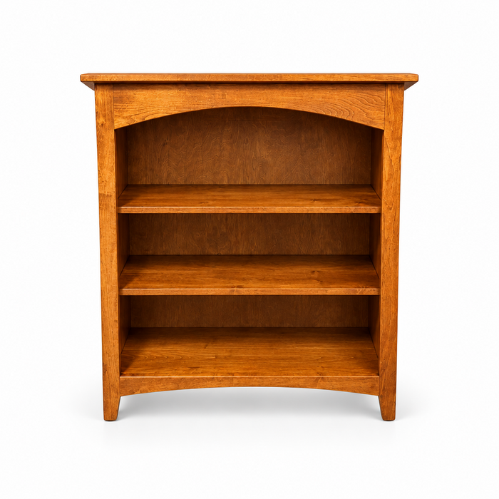 Amish Arched Solid Wood Bookcase (Multiple Sizes)