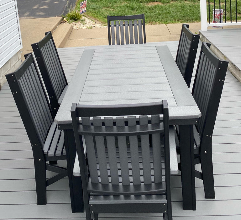 Amish Eco Adirondack Dining Set Outdoor No Price