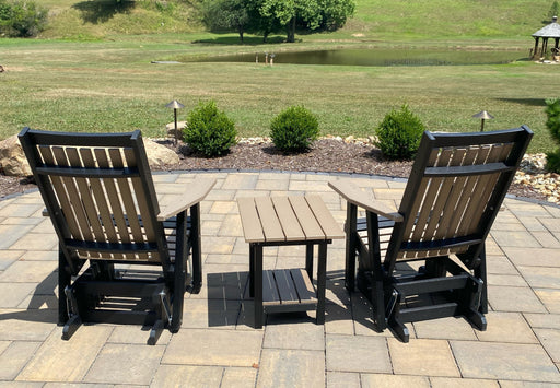 Amish Eco Adirondack Single Glider Set Outdoor No Price