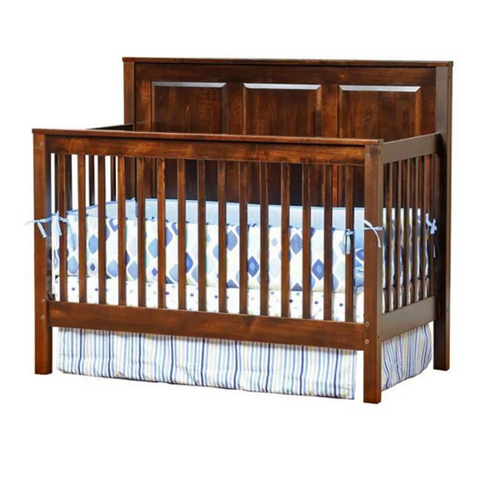 Amish Eco Panel 3-in-1 Converter Crib Converter Cribs Contemporary Shaker