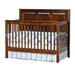 Amish Eco Panel 3-in-1 Converter Crib Converter Cribs Contemporary Shaker