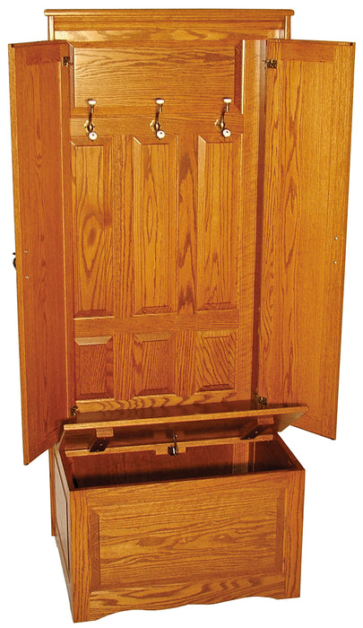 Amish Traditional Enclosed Hall Seat Hall Seats Traditional