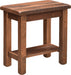 Frontier Reclaimed End Table 14"W x 24"D Reclaimed Barnwood End Tables Farmhouse Reclaimed Barnwood