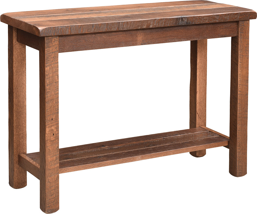 Frontier Sofa Table Sofa Tables Farmhouse Reclaimed Barnwood