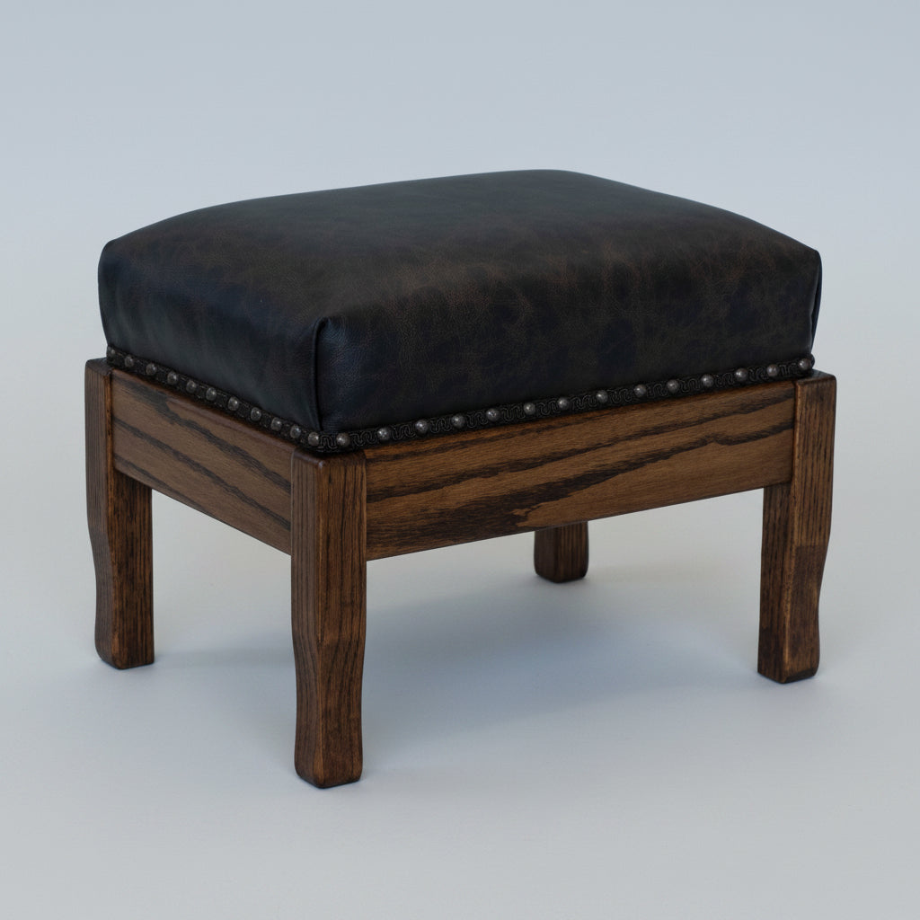 Amish FT10 Footstool Footstools Heartland Fabric Indoor Fabric