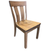 Amish Lima Dining Chair - Solid White Oak