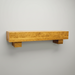 Farmhouse Mantel Beam Shelf Amish Made Solid Wood Beam