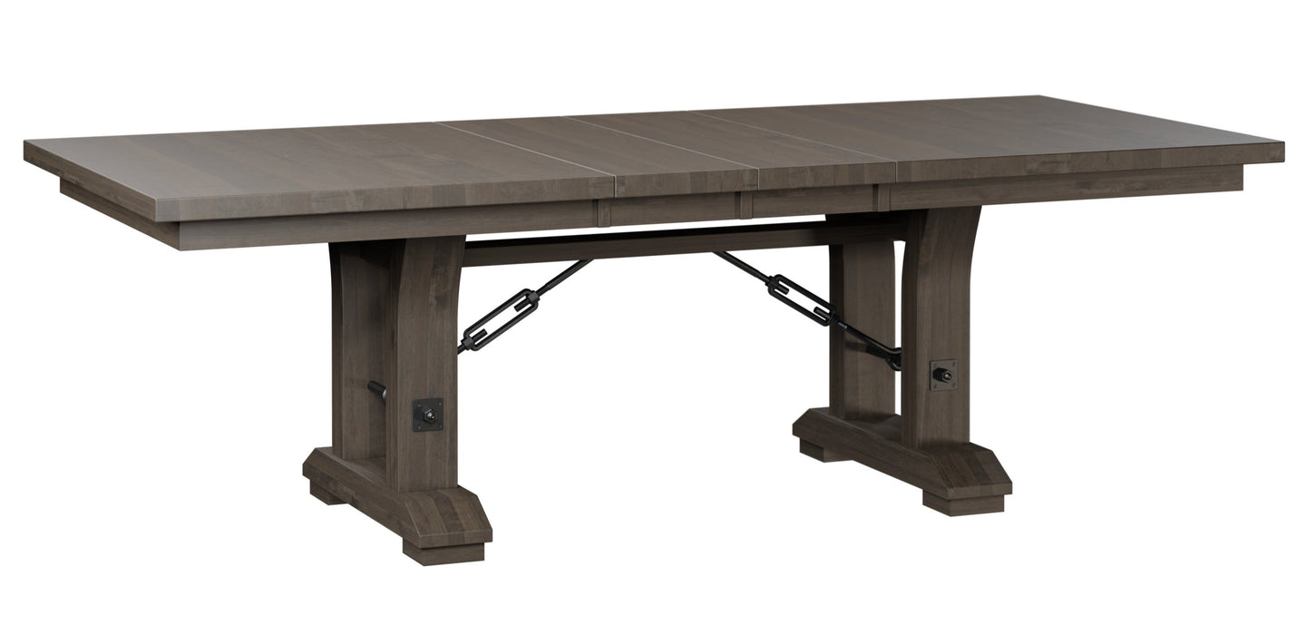 Amish Green Bay Trestle Table Trestle Dining Tables Farmhouse