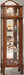 Amish Rectangular Bonnet Top Display Cabinet/Curio Curios Contemporary