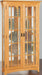 Amish Mission Double Door Display Cabinet/Curio Curios Contemporary