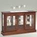 Amish Large Console Display Cabinet/Curio Display Cases Contemporary