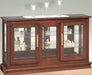 Amish Large Console Display Cabinet/Curio Display Cases Contemporary