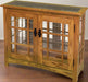 Amish Mission Small Console Display Cabinet/Curio Display Cases Contemporary