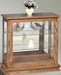 Amish Picture Frame Console With Sliding Door, Display Cabinet/Curio Display Cases Contemporary