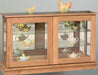 Amish Large Console with Sliding Door, Display Cabinet/Curio Display Cases Contemporary