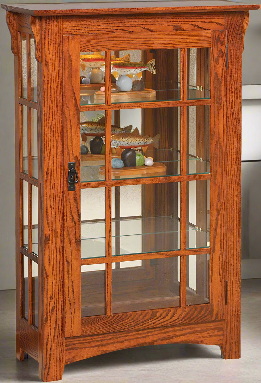 Single Display Box Set Single Door Display Cabinet