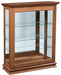 Amish Petite Large Sliding Door Picture Frame Display Cabinet/Curio Display Cases Contemporary