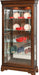 Amish Louis Phillippe Large Sliding Door Display Cabinet/Curio Curios Contemporary