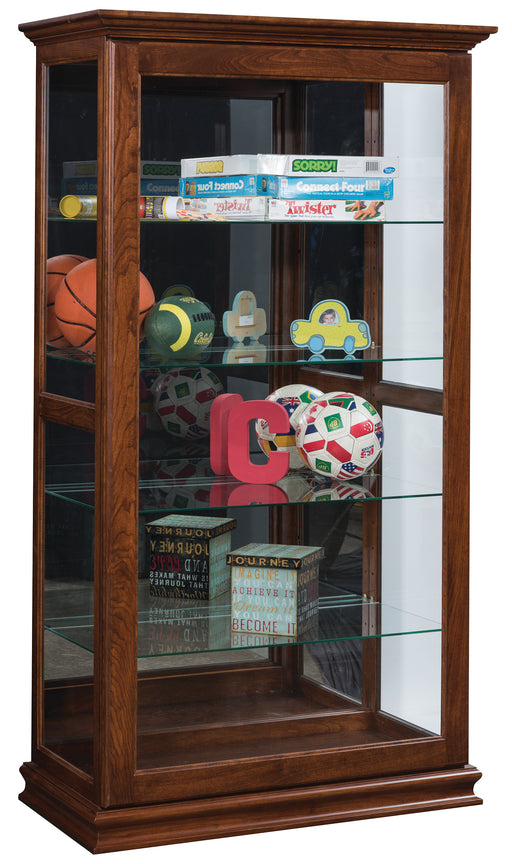 Amish XXL Sliding Picture Frame Display Cabinet/Curio Curios Contemporary