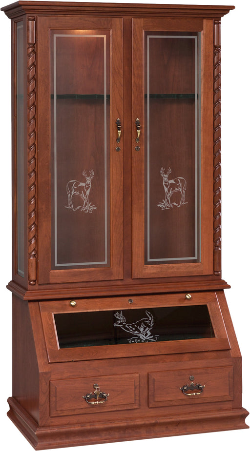 Amish Texas Style 8-Gun Cabinet Gun Cabinets Mission