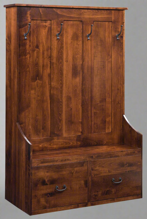 Amish Sedona Hidden Gun Cabinet Hall Seat Gun Cabinets Contemporary