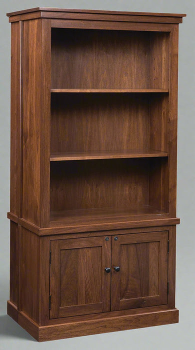 Amish Cambridge Hidden Gun Cabinet Bookcase Gun Cabinets Contemporary