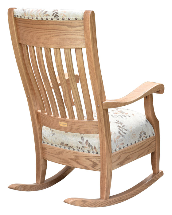 Amish Grandma's Rocker Rocking Chairs Heartland Fabric Indoor Fabric