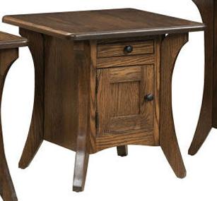 Amish Galveston End Table End Tables Contemporary